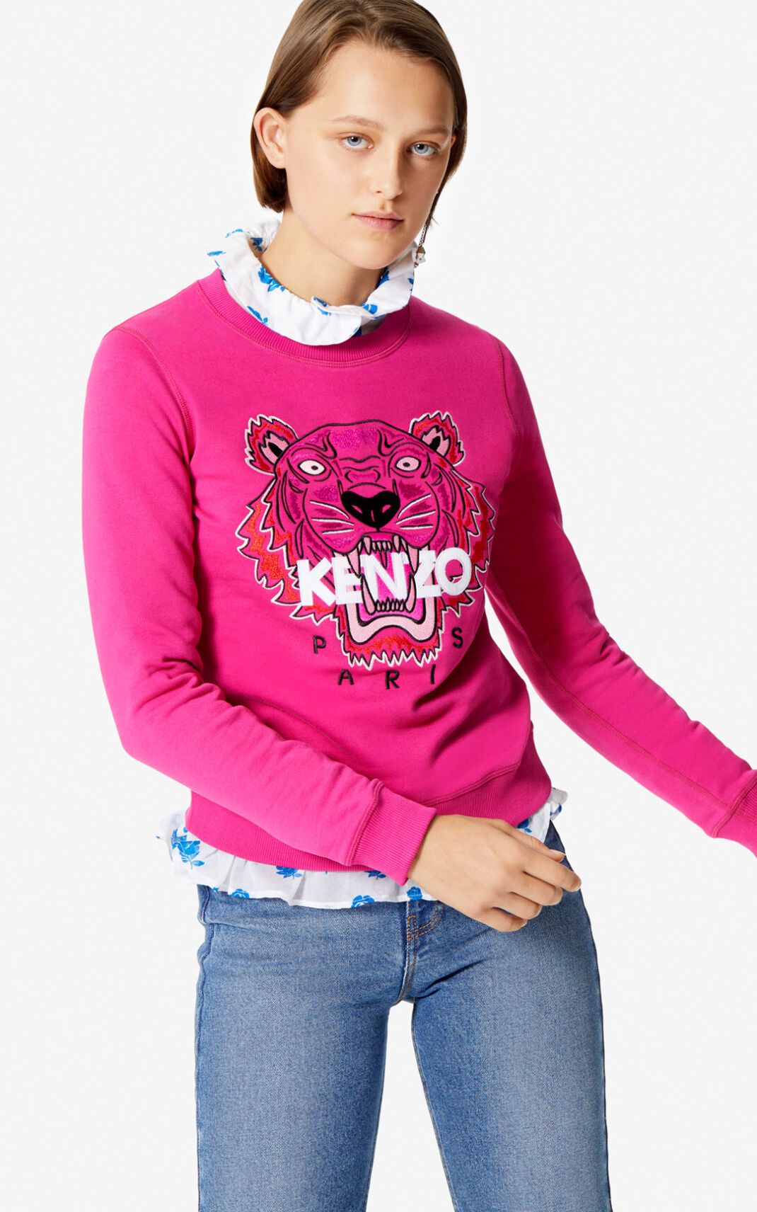 Sudadera Kenzo Tiger Mujer Oscuro JUC638145